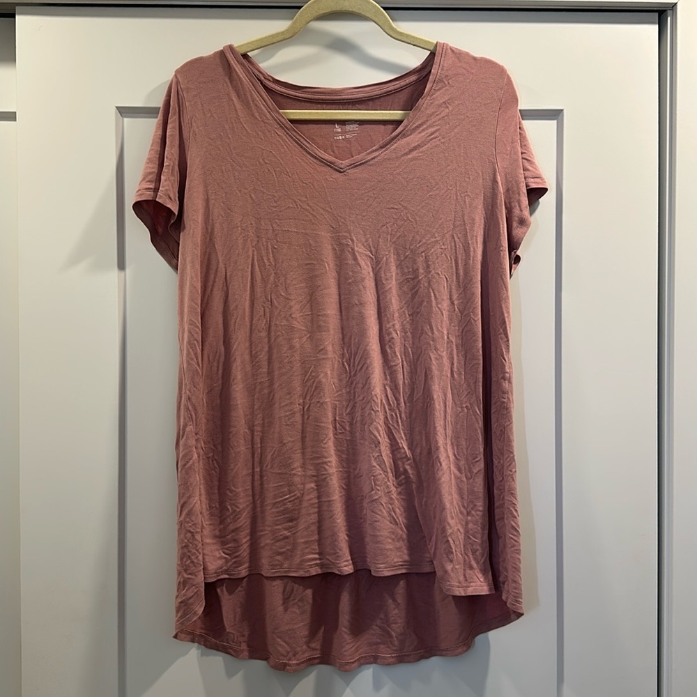Pink tshirt slouchy